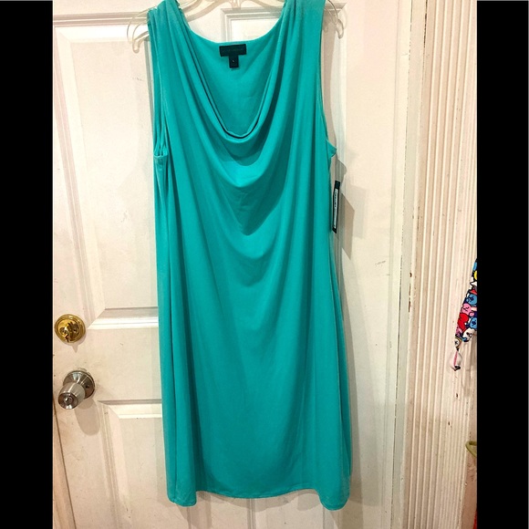 Worthington Dresses & Skirts - Worthington teal women sleeveless dress size large